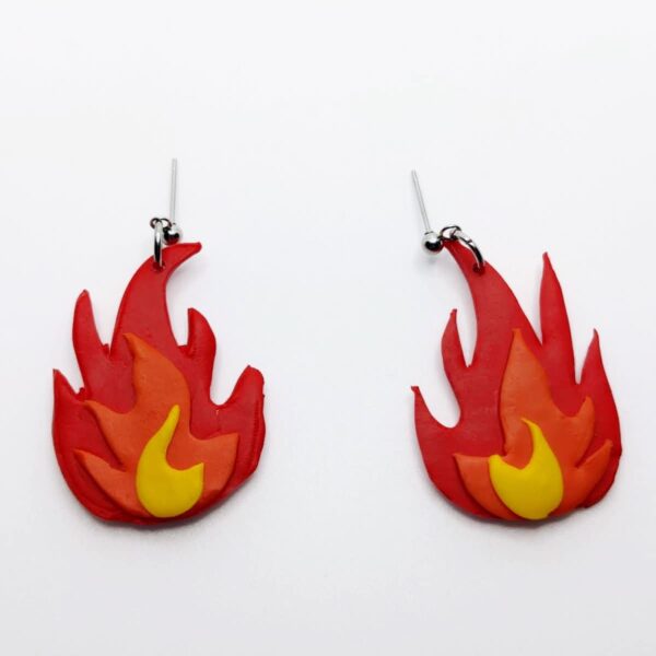 Pendientes Fueguitos - Diseño Único y Original para un Toque de Estilo - Imagen 2