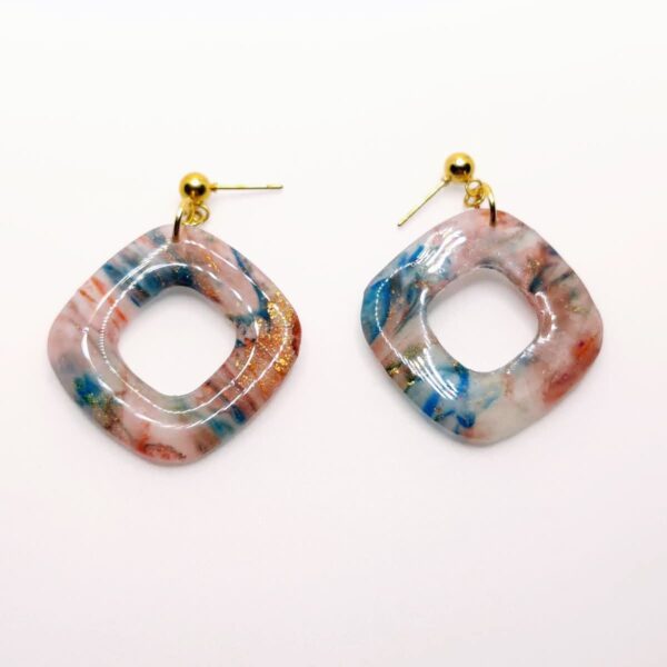 Pendientes Inefable - Diseño cuadrado con elegancia única - Imagen 6