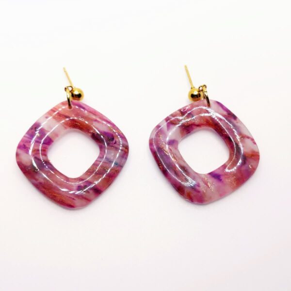 Pendientes Inefable - Diseño cuadrado con elegancia única - Imagen 4