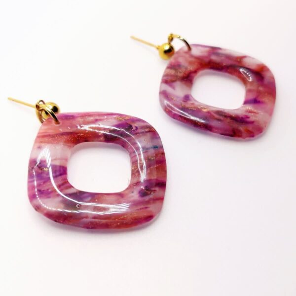 Pendientes Inefable - Diseño cuadrado con elegancia única