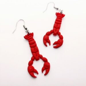 Pendientes de Langosta - Diseño original y artesanal único