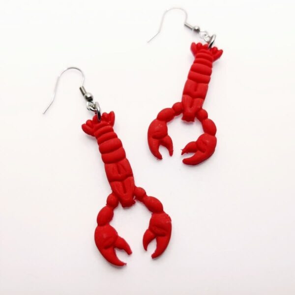 Pendientes de Langosta - Diseño original y artesanal único