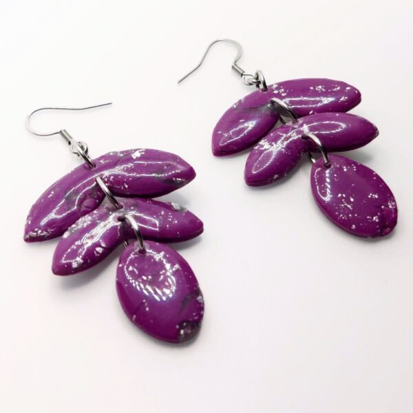 Pendientes Penélope - Elegancia artesanal con un toque único - Imagen 4