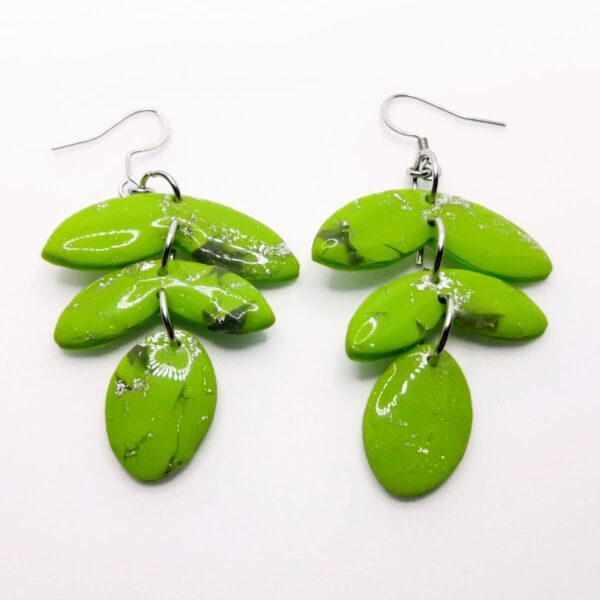 Pendientes Penélope - Elegancia artesanal con un toque único - Imagen 2