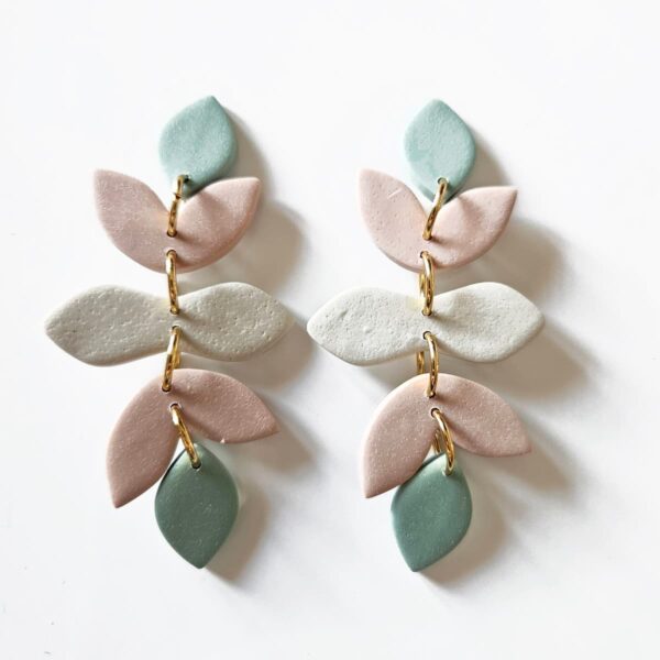 Pendientes Galatea – Joyería artesanal en tonos pastel