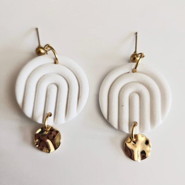 Pendientes Art Déco con hojita– Diseño juvenil y sofisticado - Imagen 4