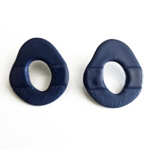 Pendientes artesanales con triple textura