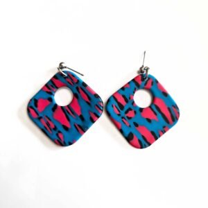 pendientes animal print