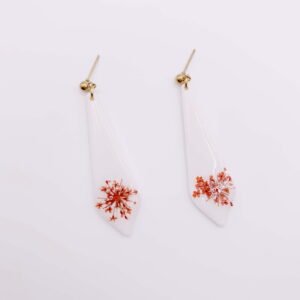 Pendientes con flores secas - Naturaleza en tus orejas