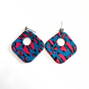 Pendientes animal print - un toque de rock