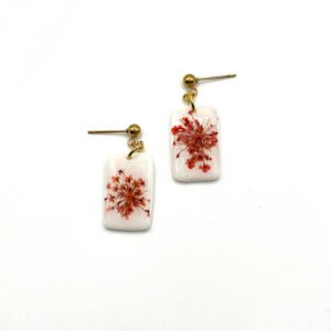 Pendientes con flores secas - Naturaleza en tus orejas